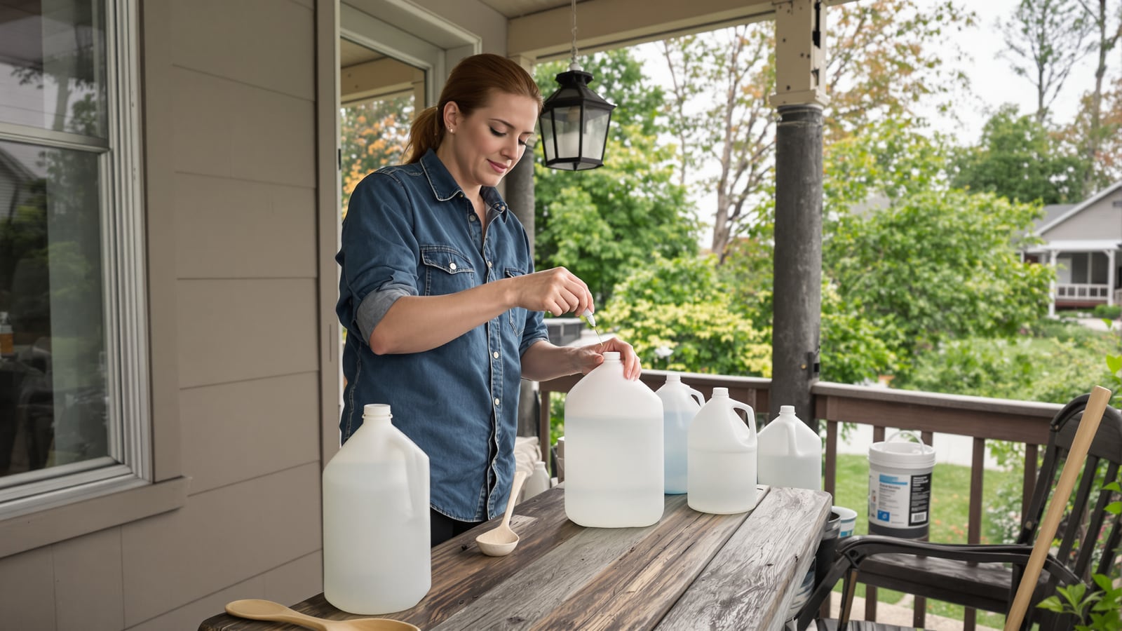 Bleach can make water safe. The label decides if it will.