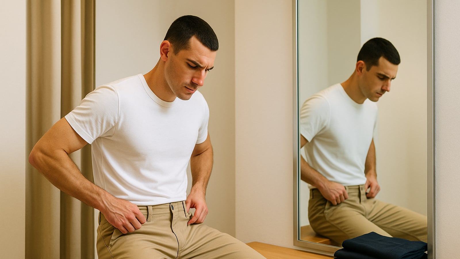 Chinos that fit, and how to spot the ones that never will
