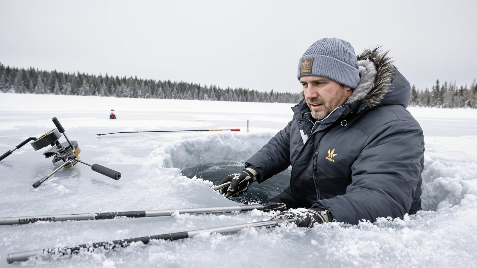 Fall through the ice and the first minute is the dangerous one