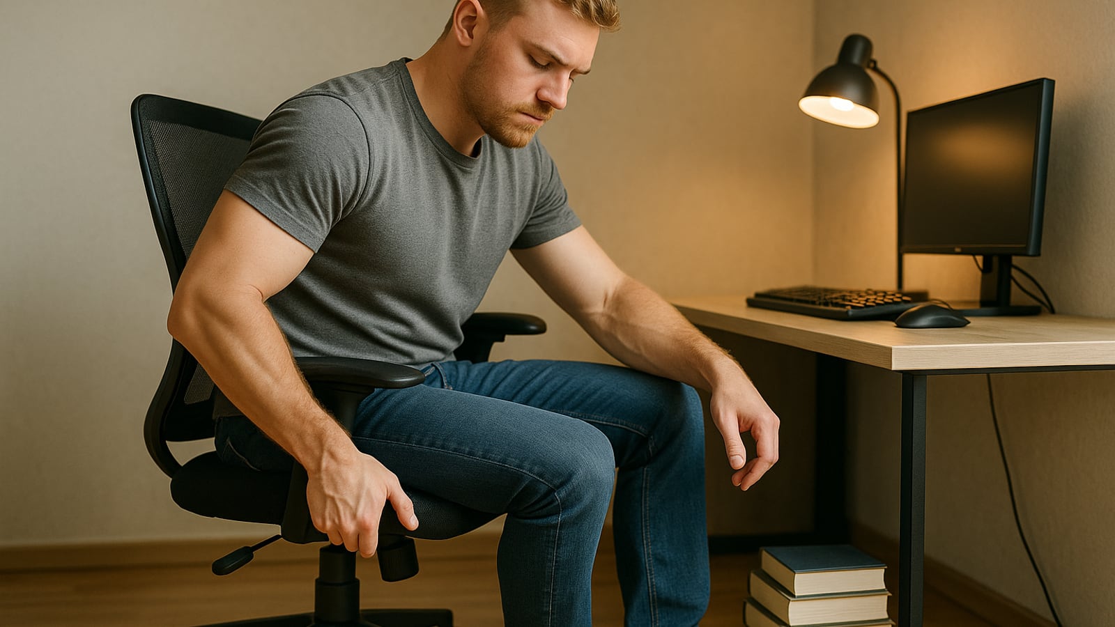 How to set up a desk and chair that won't wreck your back
