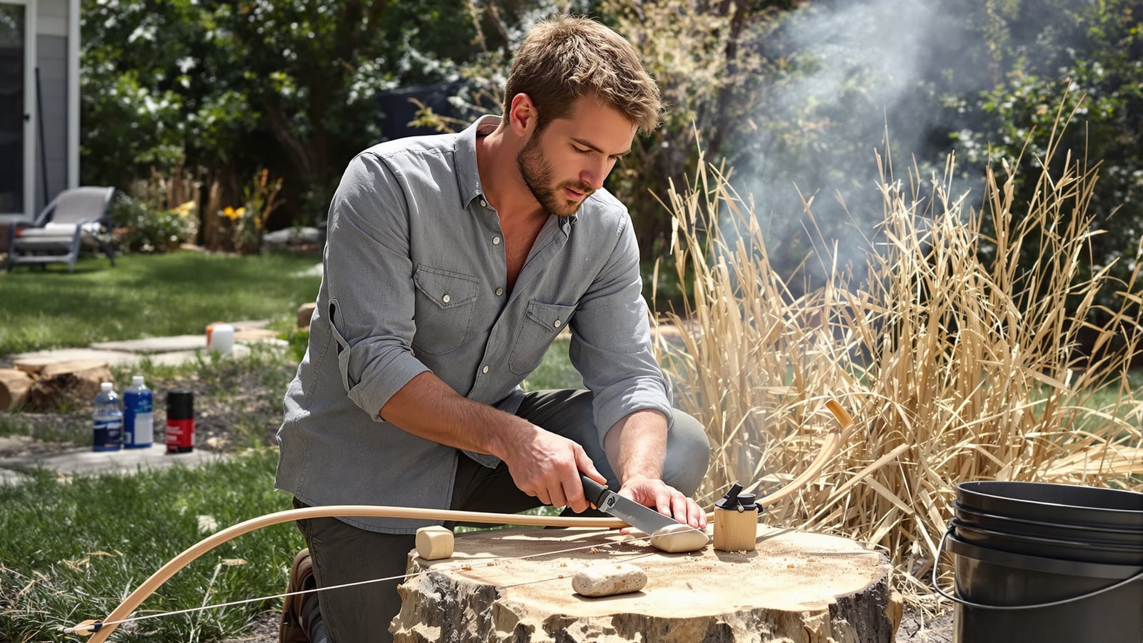 The bow drill set that makes smoke instead of excuses