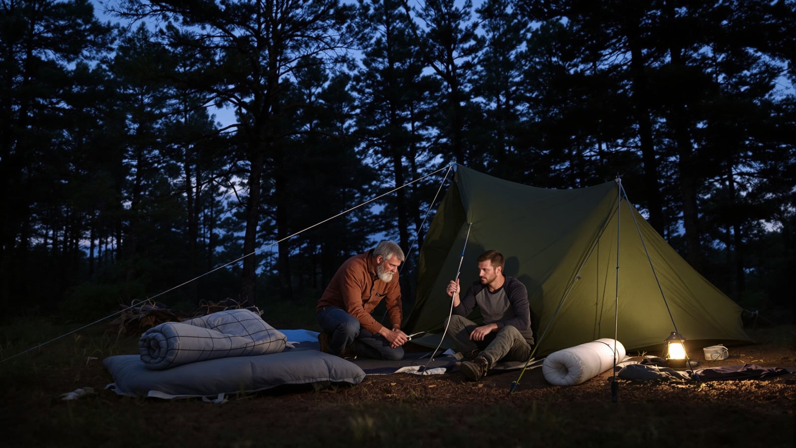 The first night under a tarp, done wrong and done right