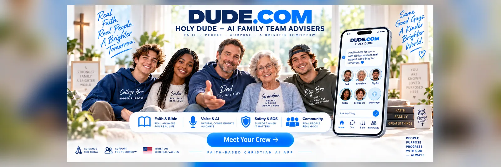 Dude.com — 16 advisers who listen, talk and pray with you