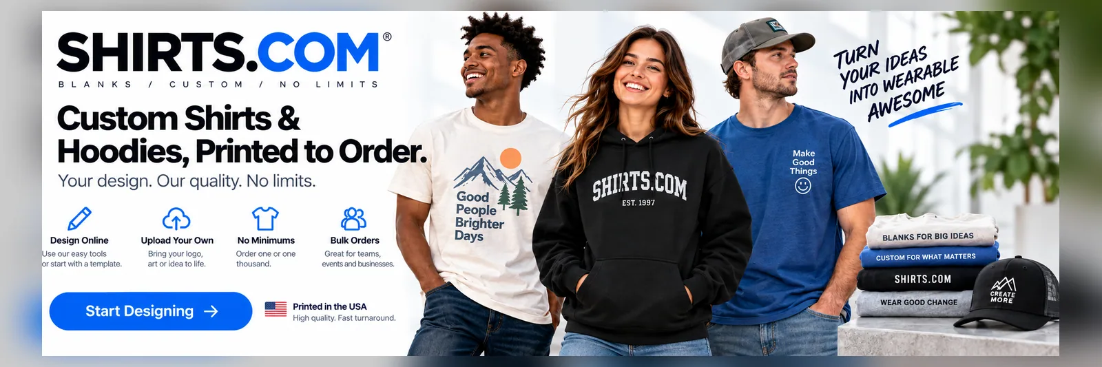 Shirts.com — Design it with AI. Wear it this week.