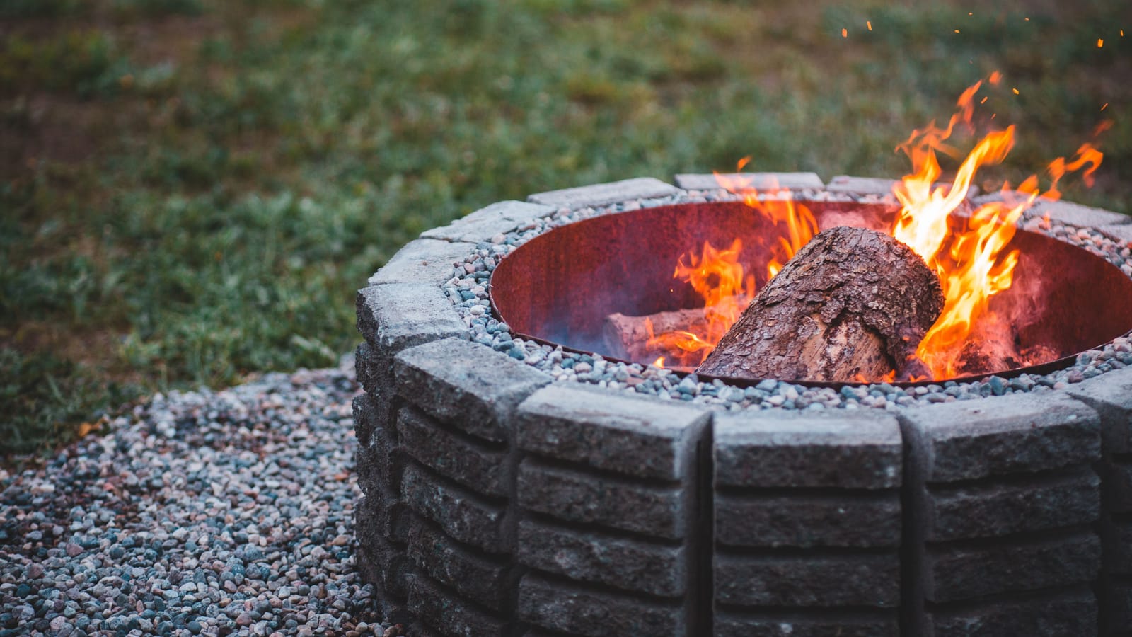 A Fire Pit Patio You Can Actually Build in Two Days
