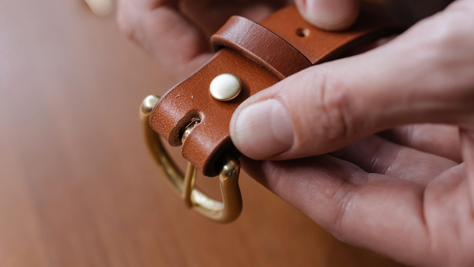 Make the belt first, and save the wallet for later