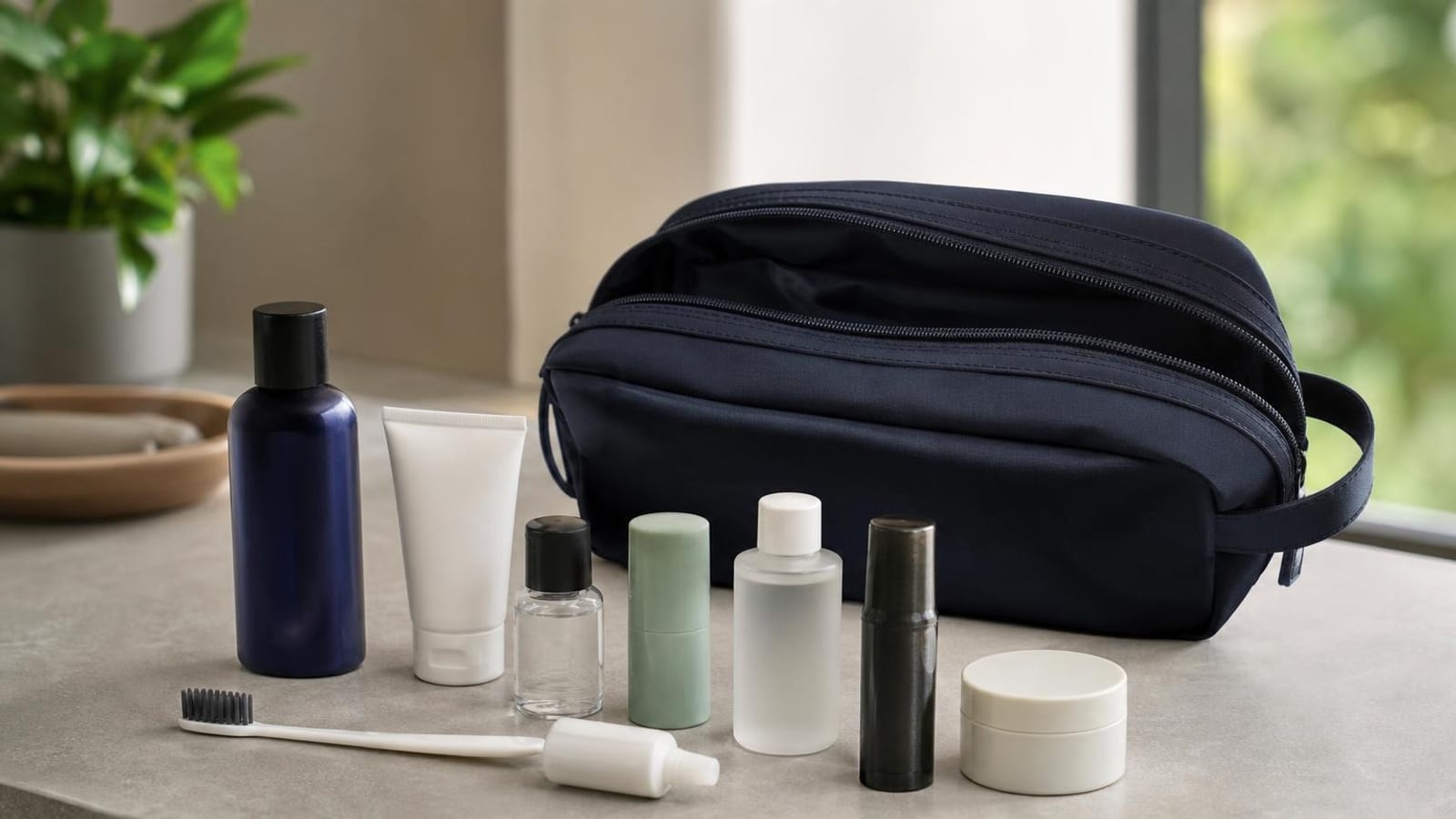 One pouch, nine items, and nothing leaks