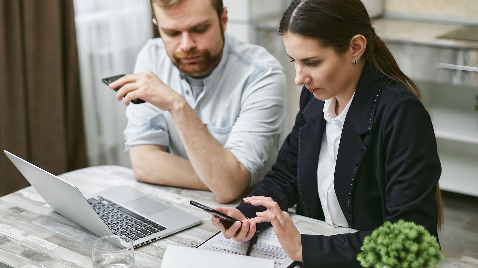 Share the business, not the checking account