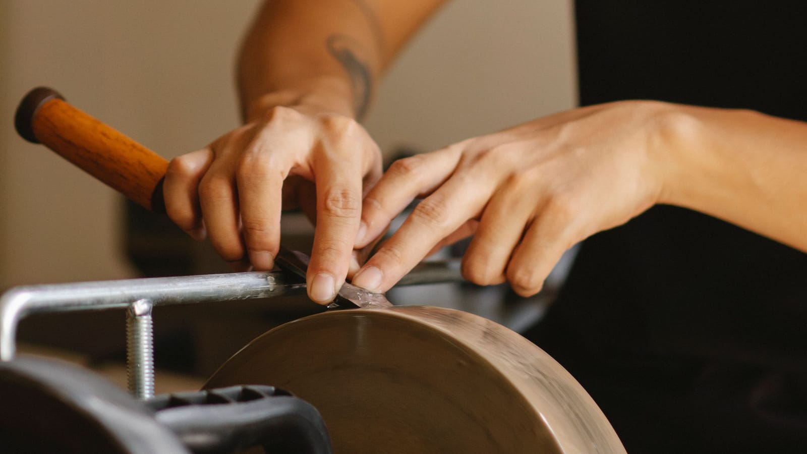 Sharpening Blades for the Neighborhood Without Ruining Anybody's Knives