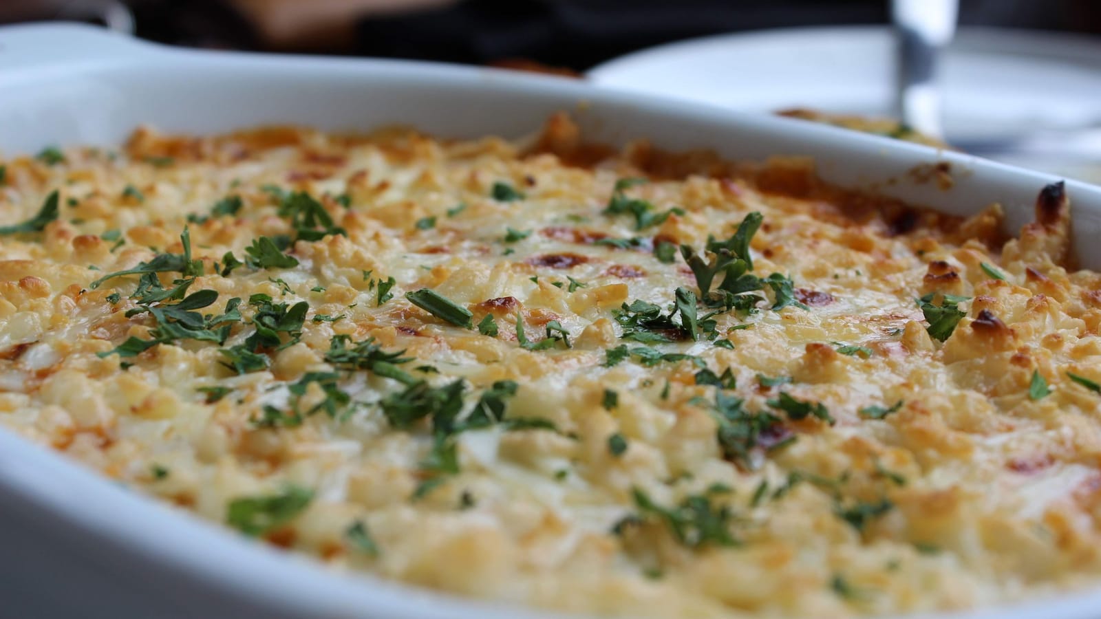Show up with food in a pan you don't want back
