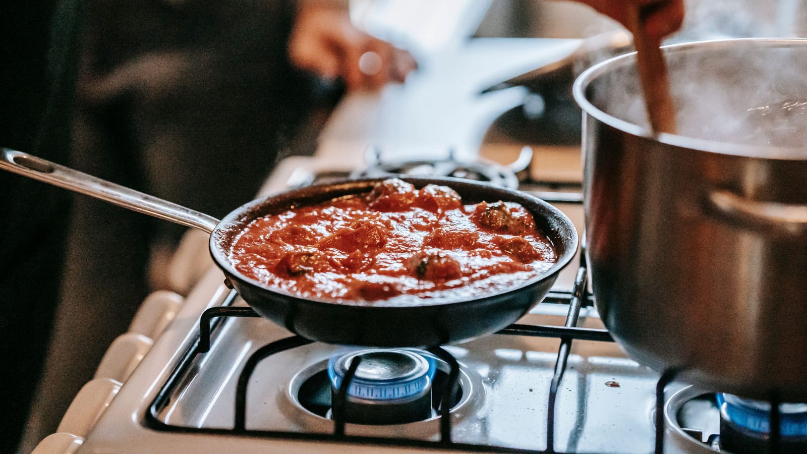 Sunday Meatballs and Marinara for a Full Table