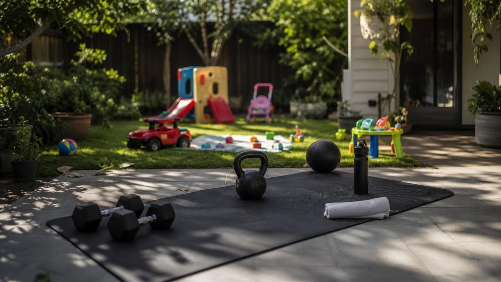 The backyard workout that survives having your kids in it