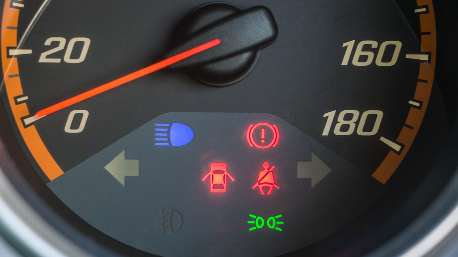 The dashboard lights that mean stop the car now