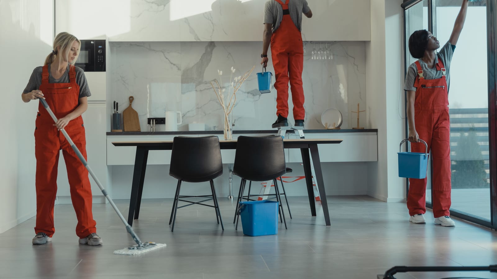 The family cleaning business runs on roles, not goodwill
