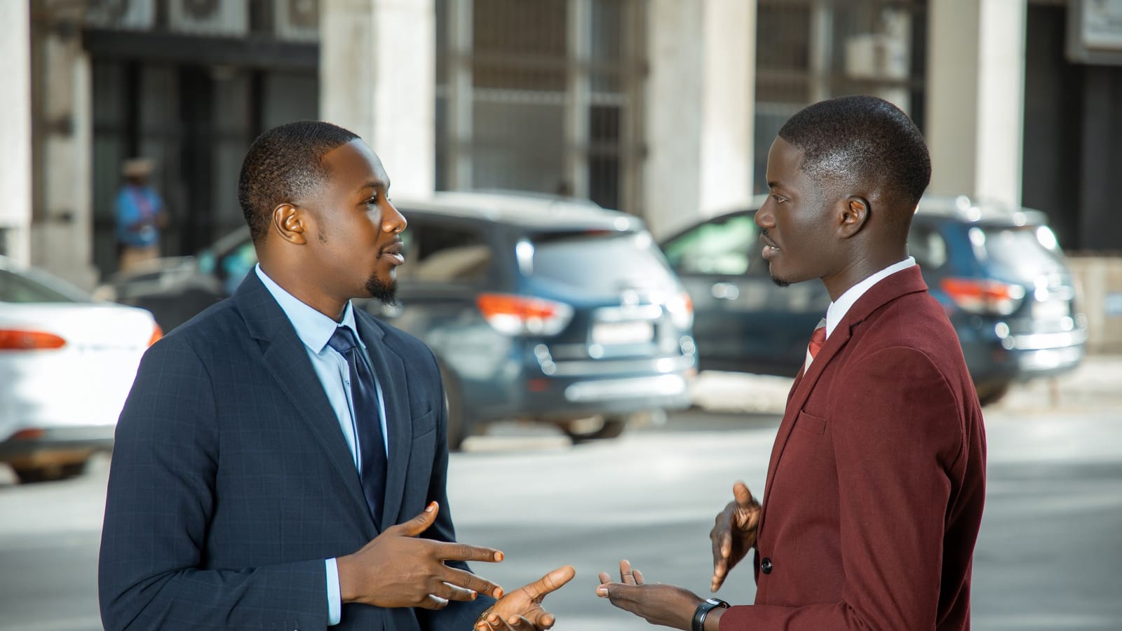The man testing you wants an answer, not a fight