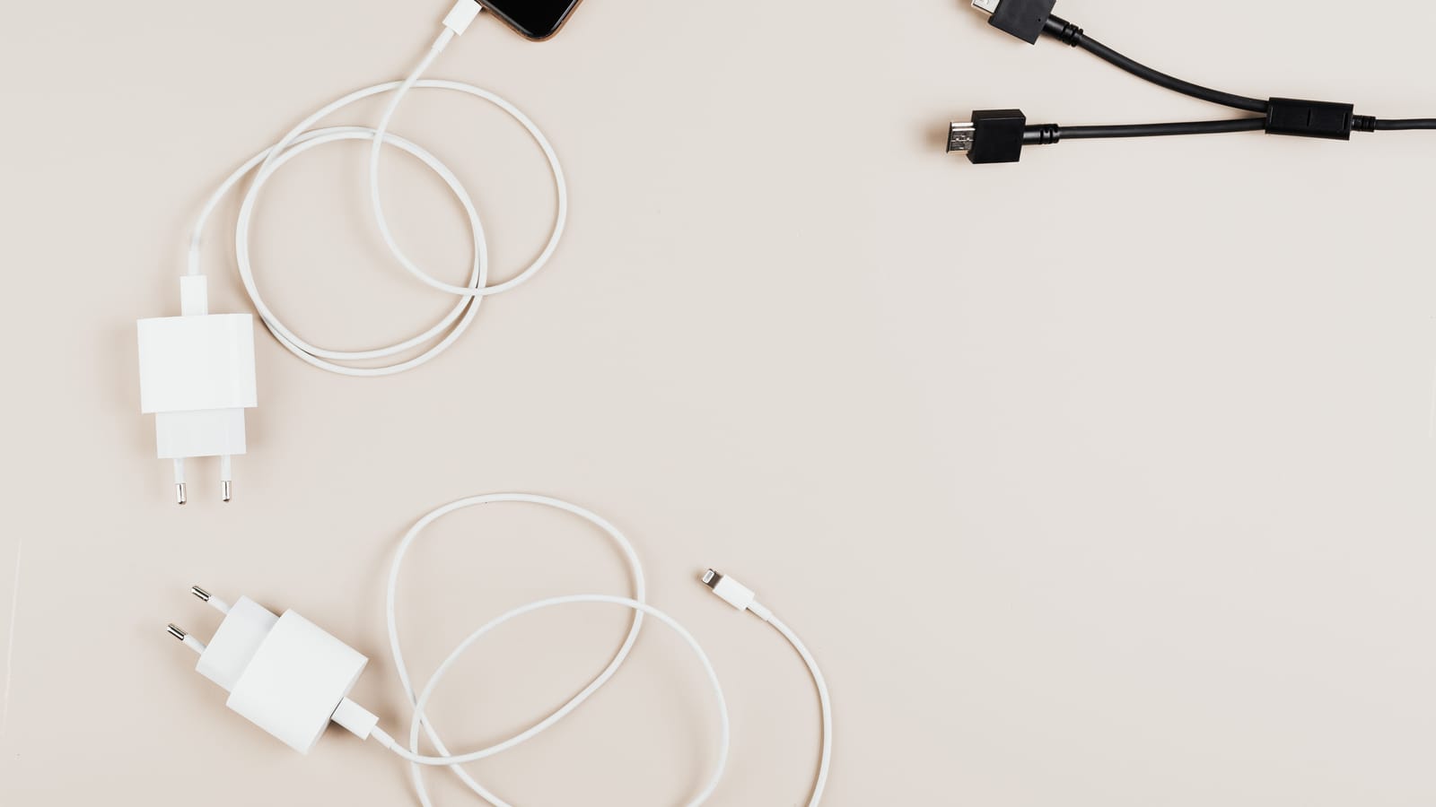 Which chargers and cables to keep, and which to bin