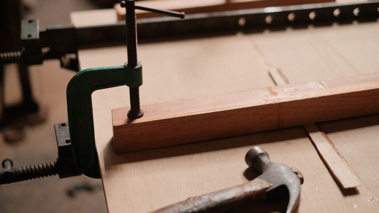 Which glue holds what, and how hard to clamp it