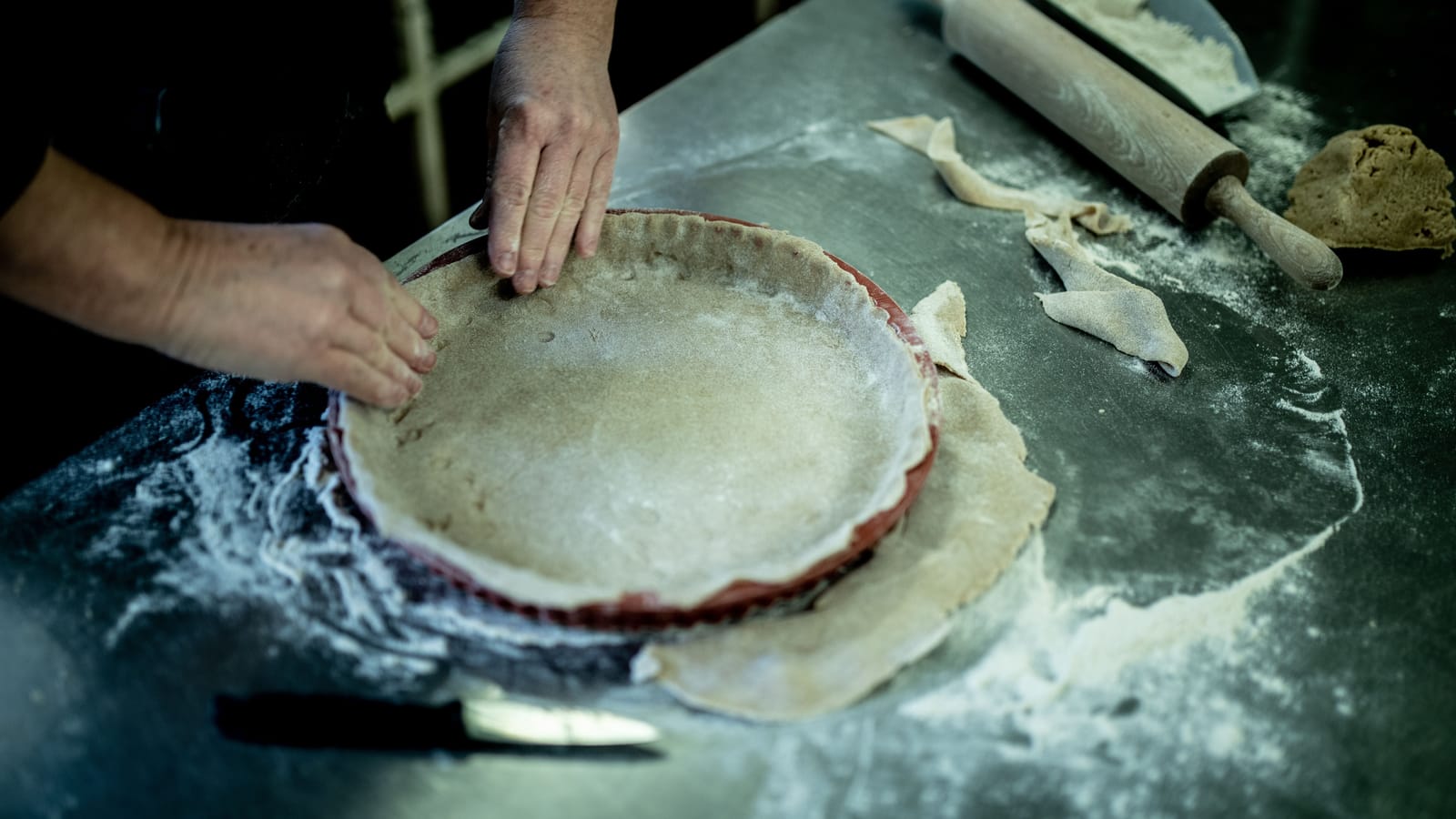 Your pie crust is tough because you were stingy with the water