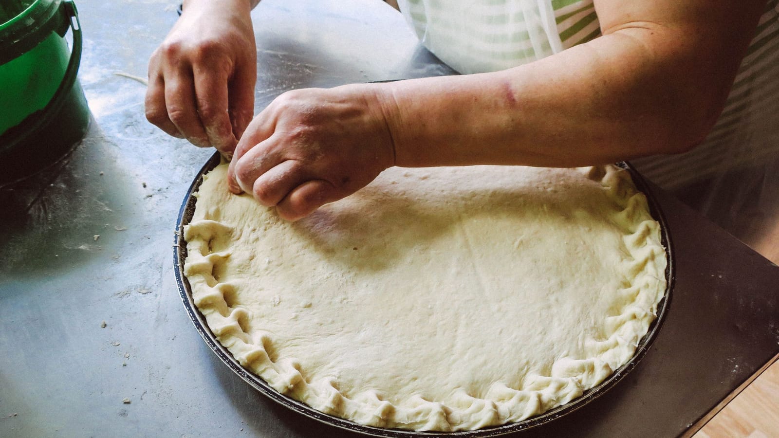 Your pie crust shrank because you didn't let it rest